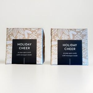 Thoughtfulls Pop-Open Cards For ‎ 2-Pack Holiday Cheer Christmas 60 Cards Total